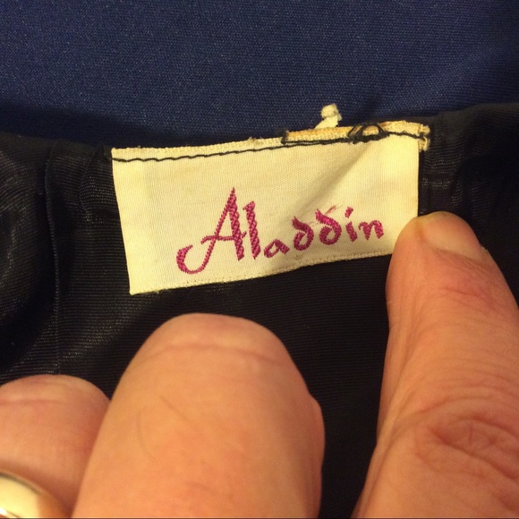 Vintage Aladdin carpet bag tapestry vest size small - Picture 6 of 10